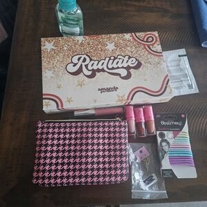 Radiate Makeup Set with Pink and Gold Accents